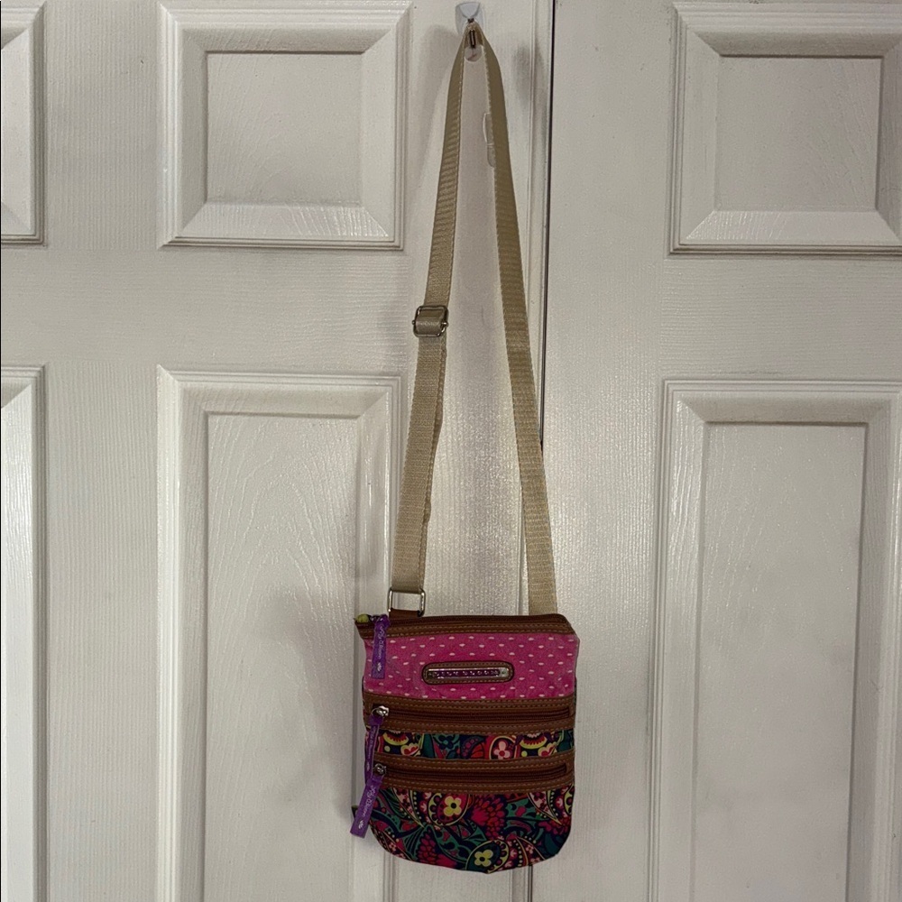 Lily Bloom Floral Print Crossbody Bag